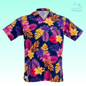 เสื้อเชิ้ตฮาวายแขนสั้น HAWAII SHIRT PURPLE (PURPLE)