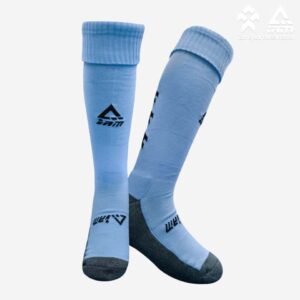 Football Socks Pastel Blue Black