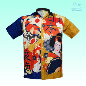 เสื้อเชิ้ตฮาวายแขนสั้น JAPAN SHIRT JAPAN NEW (GOLDEN)