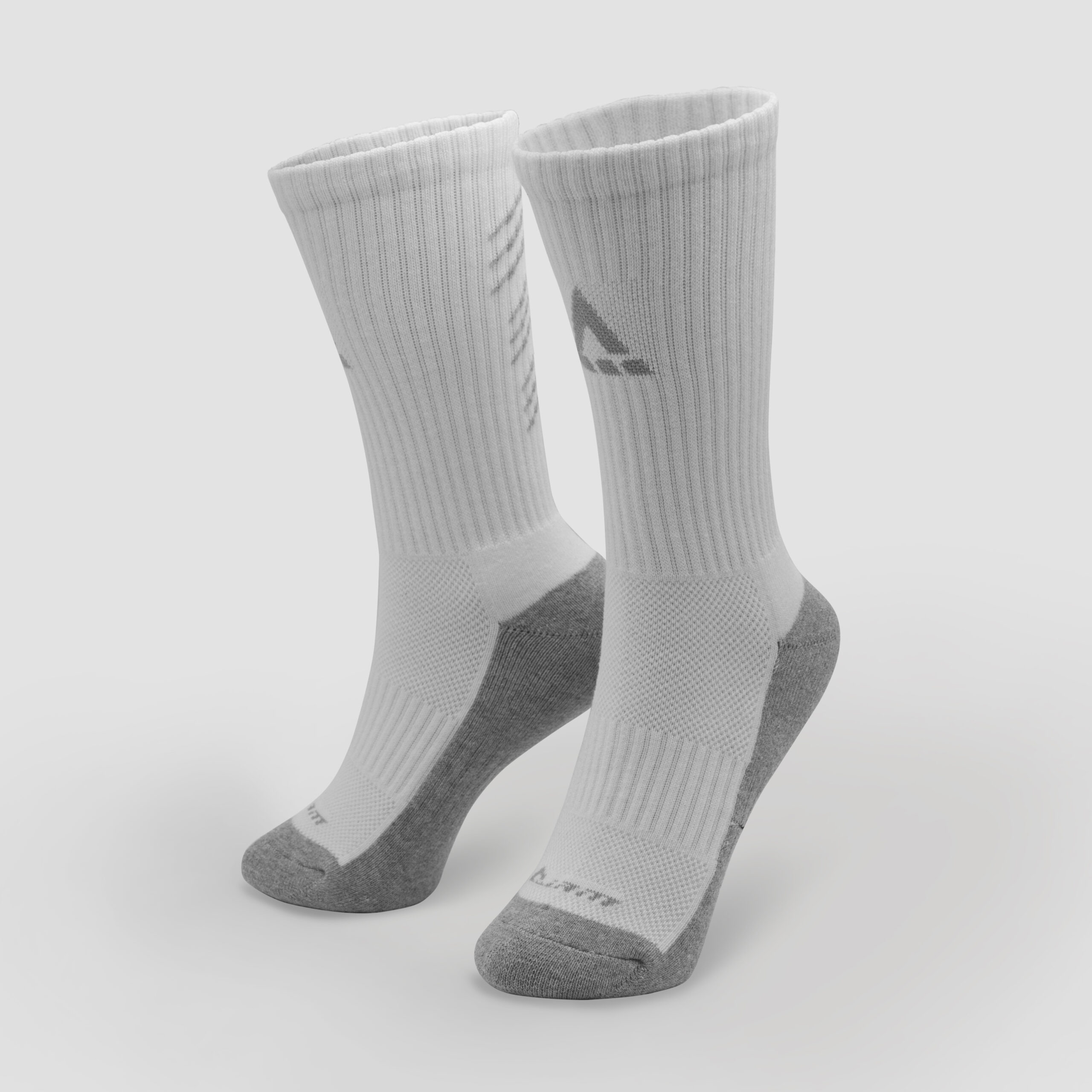 03_Crew Sock IAM White-Grey-01