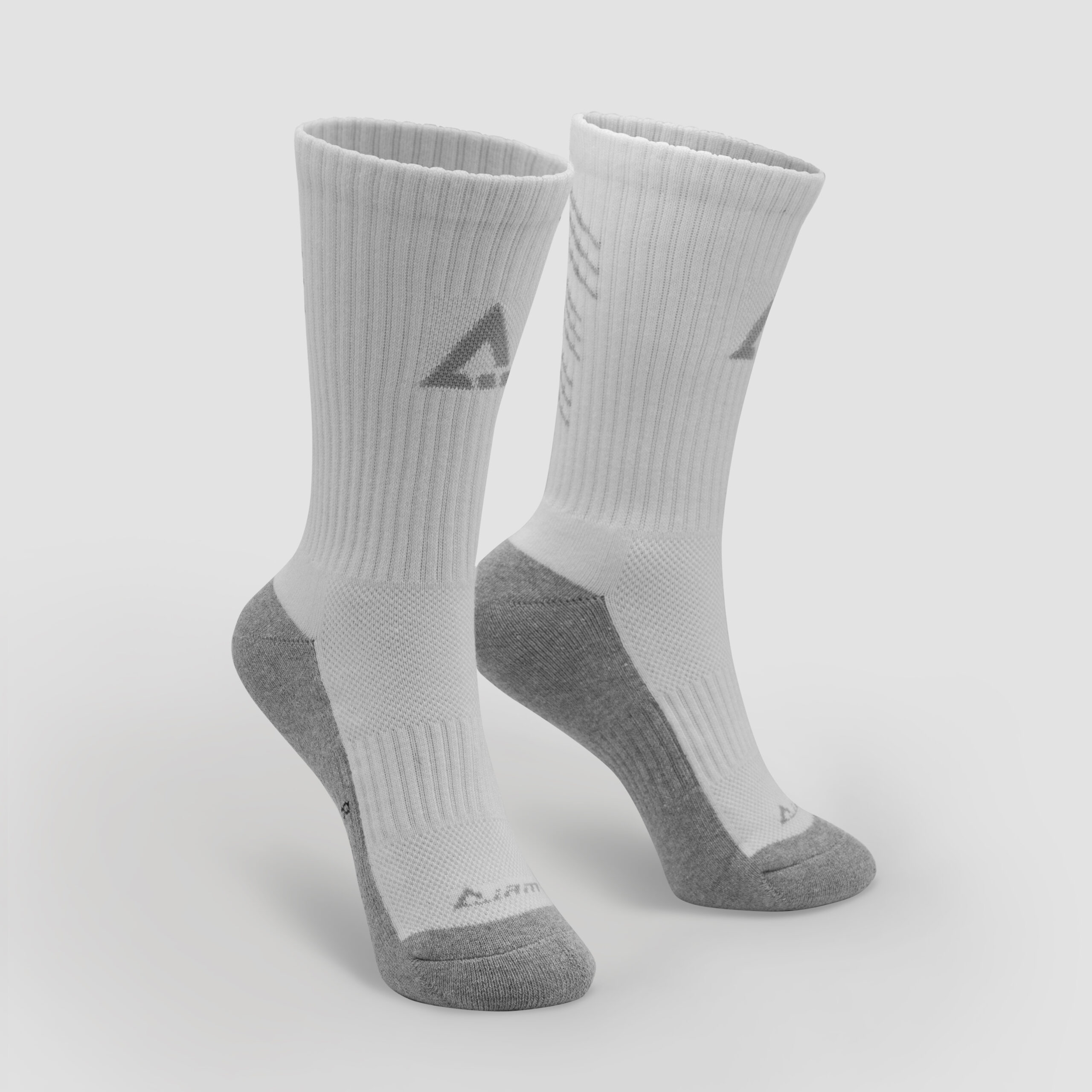 03_Crew Sock IAM White-Grey-02