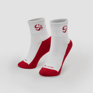 Ankle Sock VB204 - White / Red