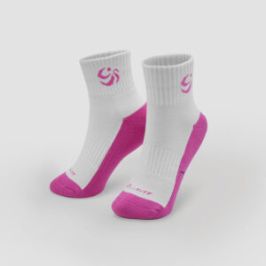 Ankle Sock VB2024 - White / Hot Pink