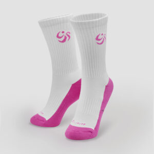 Crew Sock VB2024 - White / Hot Pink